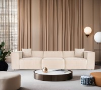 Canapea Atelier Del Sofa Lora 3 Seater Cream imaginea #2 — magazin online Desire.md