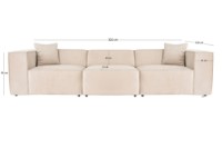 Canapea Atelier Del Sofa Lora 3 Seater Cream imaginea #11 — magazin online Desire.md