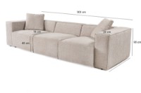 Canapea Atelier Del Sofa Lora 3 Seater Mocha imaginea #10 — magazin online Desire.md