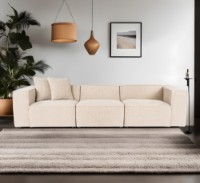 Canapea Atelier Del Sofa Lora 3 Seater Peach imaginea #3 — magazin online Desire.md