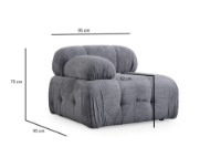 Canapea Atelier Del Sofa Petite 3 Grey imaginea #10 — magazin online Desire.md