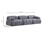 Canapea Atelier Del Sofa Petite 3 Grey imaginea #13 — magazin online Desire.md