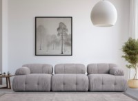 Canapea Atelier Del Sofa Petite 3 Light Grey