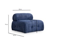 Canapea Atelier Del Sofa Petite 3 Night Blue imaginea #10 — magazin online Desire.md