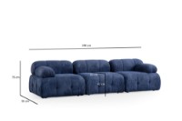 Canapea Atelier Del Sofa Petite 3 Night Blue imaginea #11 — magazin online Desire.md