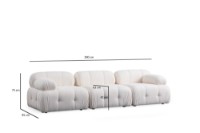 Canapea Atelier Del Sofa Petite 3 White imaginea #11 — magazin online Desire.md