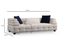 Диван Atelier Del Sofa Boston 3 White фото №8 — интернет-магазин Desire.md