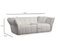 Диван Atelier Del Sofa Boxer 3 White фото №7 — интернет-магазин Desire.md