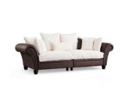 Canapea Atelier Del Sofa Lawrence Lounge Brown White imaginea #4 — magazin online Desire.md