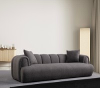 Canapea Atelier Del Sofa Puffy 3 Plain Anthracite