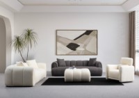Диван Atelier Del Sofa Puffy 3 Plain Anthracite фото №2 — интернет-магазин Desire.md