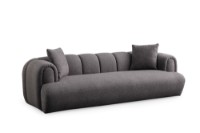 Диван Atelier Del Sofa Puffy 3 Plain Anthracite фото №6 — интернет-магазин Desire.md