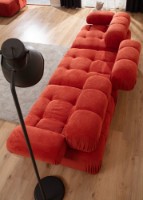 Диван Atelier Del Sofa Doblo 3 Seater Red фото №5 — интернет-магазин Desire.md