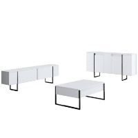 Тумба Hanah Home Luxe White Black фото №7 — интернет-магазин Desire.md