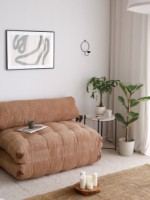 Бескаркасный диван Atelier Del Sofa Fold Kadife 2 Camel фото №3 — интернет-магазин Desire.md