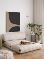 Бескаркасный диван Atelier Del Sofa Fold Kadife 2 White фото №2 — интернет-магазин Desire.md