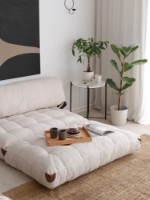 Бескаркасный диван Atelier Del Sofa Fold Kadife 2 White фото №3 — интернет-магазин Desire.md