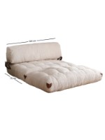 Бескаркасный диван Atelier Del Sofa Fold Kadife 2 White фото №9 — интернет-магазин Desire.md
