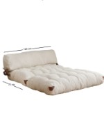 Бескаркасный диван Atelier Del Sofa Fold Teddy 2 Cream фото №7 — интернет-магазин Desire.md