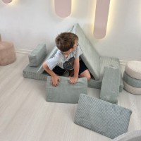 Бескаркасный диван Atelier Del Sofa Puzzle Blue фото №3 — интернет-магазин Desire.md