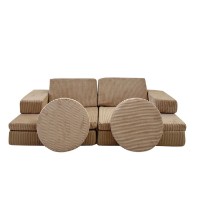 Бескаркасный диван Atelier Del Sofa Puzzle Camel фото №4 — интернет-магазин Desire.md