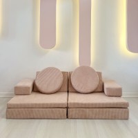 Бескаркасный диван Atelier Del Sofa Puzzle Pink