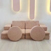 Бескаркасный диван Atelier Del Sofa Puzzle Pink фото №2 — интернет-магазин Desire.md