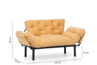 Canapea Atelier Del Sofa Nitta Mustard imaginea #12 — magazin online Desire.md