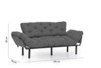 Canapea Atelier Del Sofa Nitta Triple Grey imaginea #13 — magazin online Desire.md