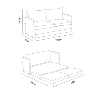 Canapea Atelier Del Sofa Saga 2 Seater Light Grey imaginea #11 — magazin online Desire.md