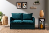 Canapea Atelier Del Sofa Saga 2 Seater Petrol Green