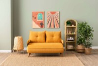 Canapea Atelier Del Sofa Cosmo Bohemian Mustard imaginea #3 — magazin online Desire.md
