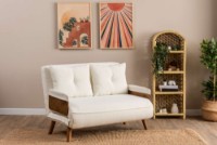 Canapea Atelier Del Sofa Cosmo Teddy White
