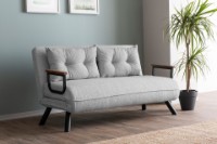 Canapea Atelier Del Sofa Sando 2 Seater Teddy Fabric Grey