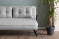 Диван Atelier Del Sofa Sando 2 Seater Teddy Fabric Grey фото №3 — интернет-магазин Desire.md