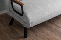 Диван Atelier Del Sofa Sando 2 Seater Teddy Fabric Grey фото №4 — интернет-магазин Desire.md