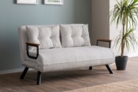 Canapea Atelier Del Sofa Sando 2 Seater Teddy Fabric White