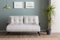 Canapea Atelier Del Sofa Sando 2 Seater Teddy Fabric White imaginea #2 — magazin online Desire.md