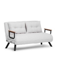 Canapea Atelier Del Sofa Sando 2 Seater Teddy Fabric White imaginea #8 — magazin online Desire.md