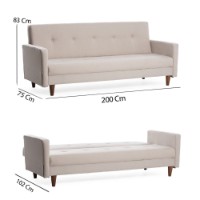 Диван Atelier Del Sofa Hiko Cream фото №7 — интернет-магазин Desire.md