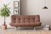 Canapea Atelier Del Sofa Misa Small Sofabed Light Brown