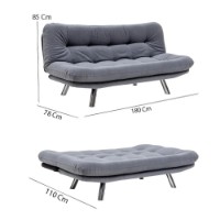 Canapea Atelier Del Sofa Misa Small Sofabed Patchwork imaginea #9 — magazin online Desire.md