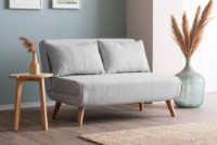 Canapea Atelier Del Sofa Folde 2 Seater Teddy Fabric Grey