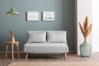 Диван Atelier Del Sofa Folde 2 Seater Teddy Fabric Grey фото №2 — интернет-магазин Desire.md
