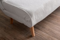 Canapea Atelier Del Sofa Folde 2 Seater Teddy Fabric White imaginea #4 — magazin online Desire.md