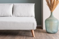 Canapea Atelier Del Sofa Folde 2 Seater Teddy Fabric White imaginea #8 — magazin online Desire.md