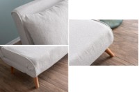 Canapea Atelier Del Sofa Folde 2 Seater Teddy Fabric White imaginea #9 — magazin online Desire.md
