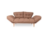 Canapea Atelier Del Sofa Nina Daybed Light Brown GR102 imaginea #4 — magazin online Desire.md