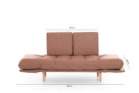 Canapea Atelier Del Sofa Nina Daybed Light Brown GR102 imaginea #9 — magazin online Desire.md