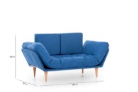 Canapea Atelier Del Sofa Nina Daybed Parliament Blue GR108 imaginea #8 — magazin online Desire.md